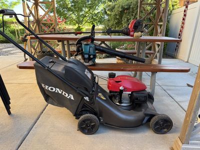 Lawnmower, String Trimmer & Leaf Blow