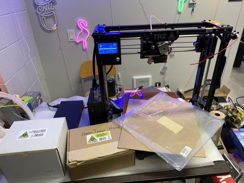 AS-IS LulzBot TAZ 5 3D Printer For Parts Or Repair