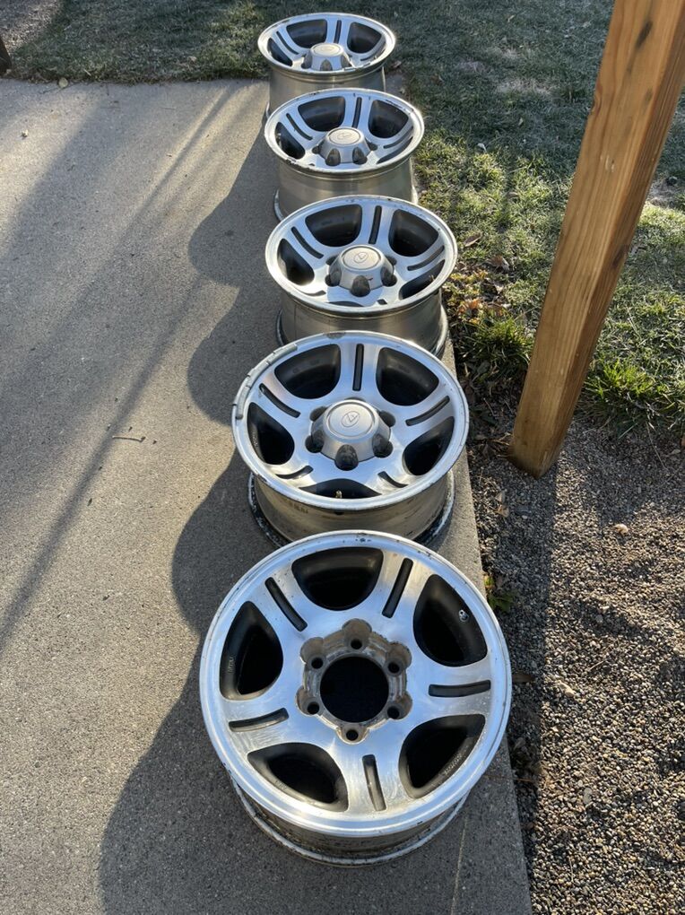 16  6 Lug Alloy Wheels