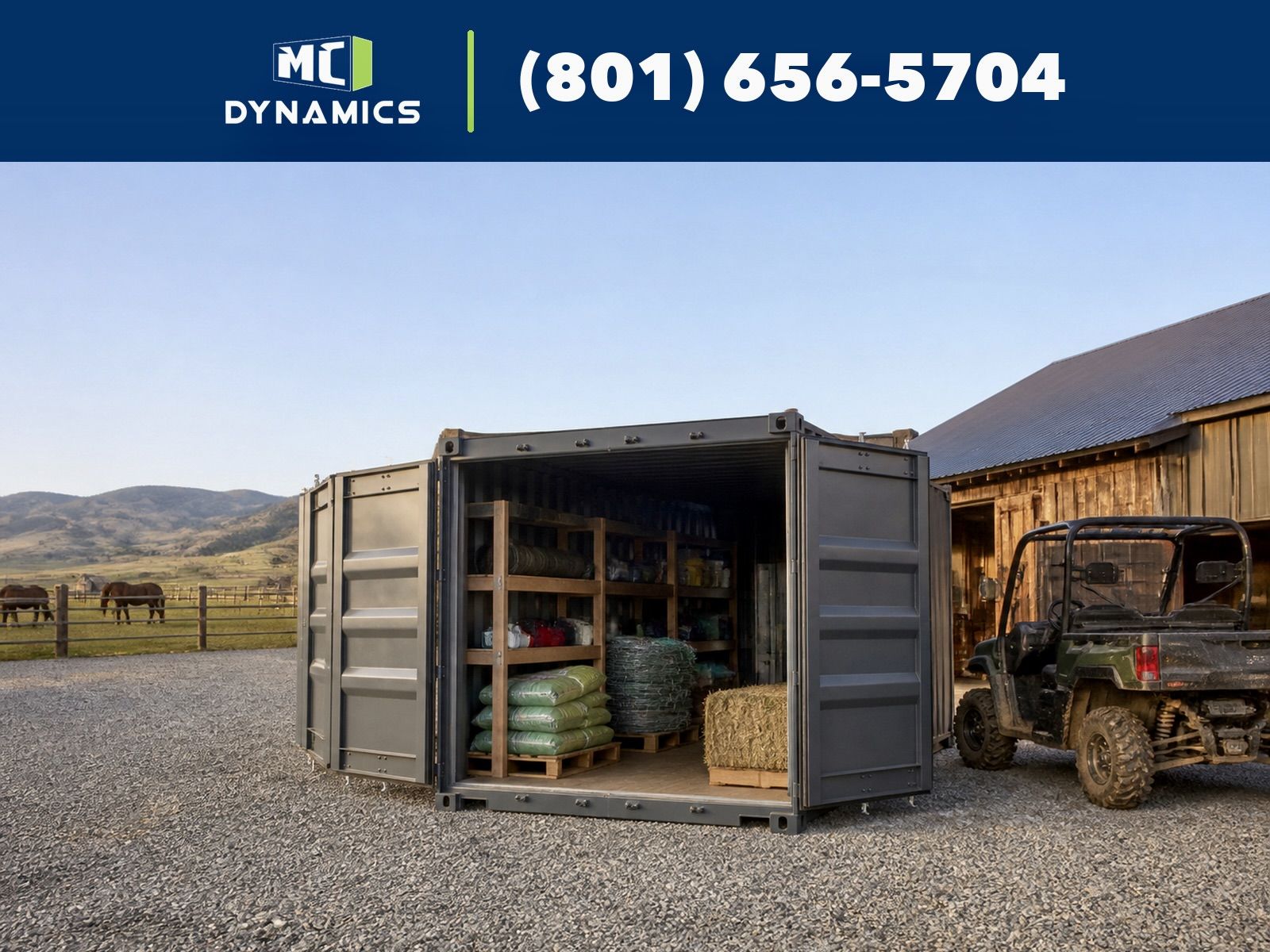 40' High-Cube One-Trip Container – Farm & Equipment Storage