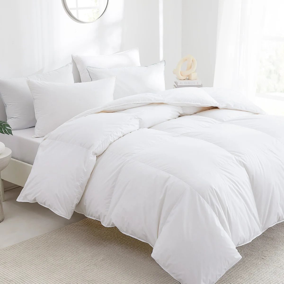 Stearns and Foster 800 Fill Power White Goose Down Comforter, Queen 1847353 #107308