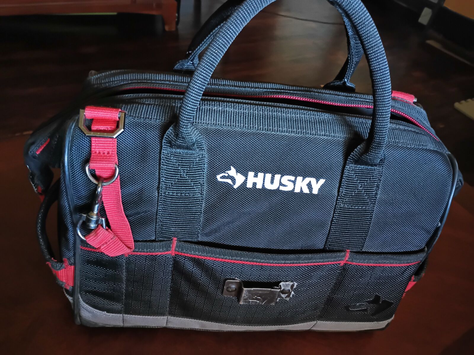 Husky Tools Small Canvas Zippered Tote Toolbag