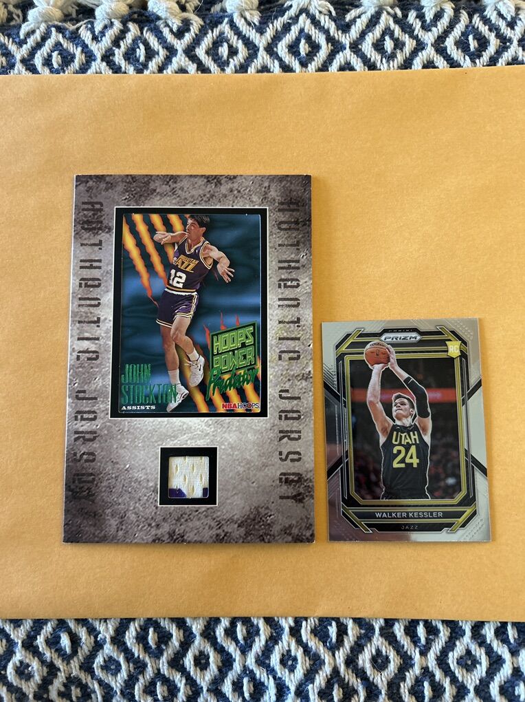 John Stockton Utah Jazz NBA Game Used Basketball