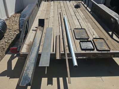 Assorted Metal Stock - Steel Channel, Flat Bar, Angle Iron & Tubing