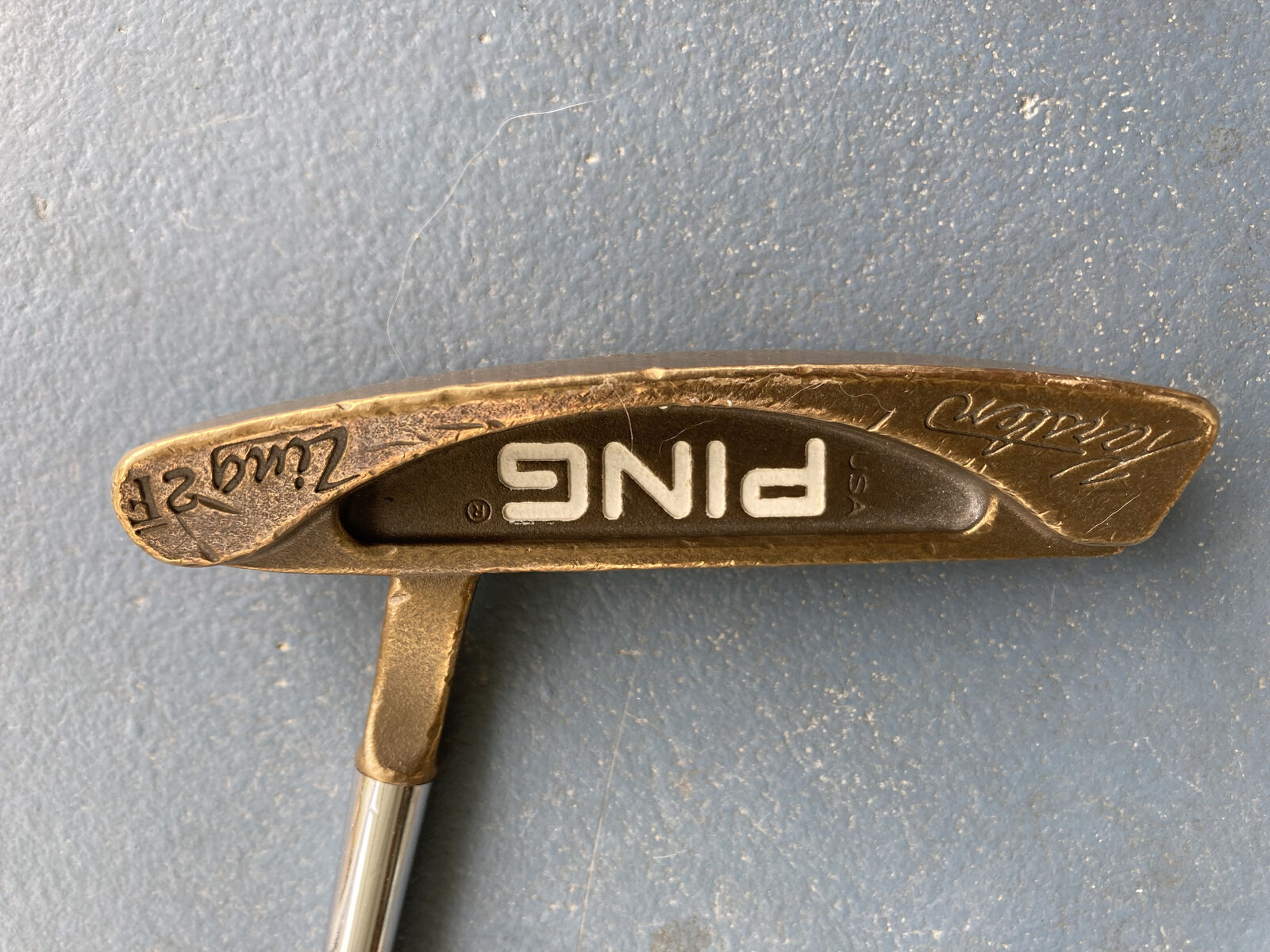 Ping Karsten Zing 2F Isoforce Pixel Insert Foil Face Steel Shaft Putter 36 inch Left Handed