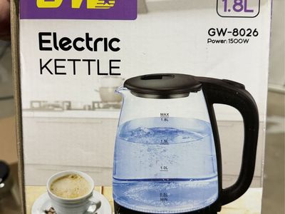 GW Electric Kettle GW-8026 1.8L Glass 1500W
