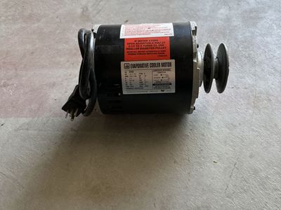 Evaporative cooler motor