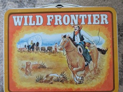 vintage wild frontier lunchbox
