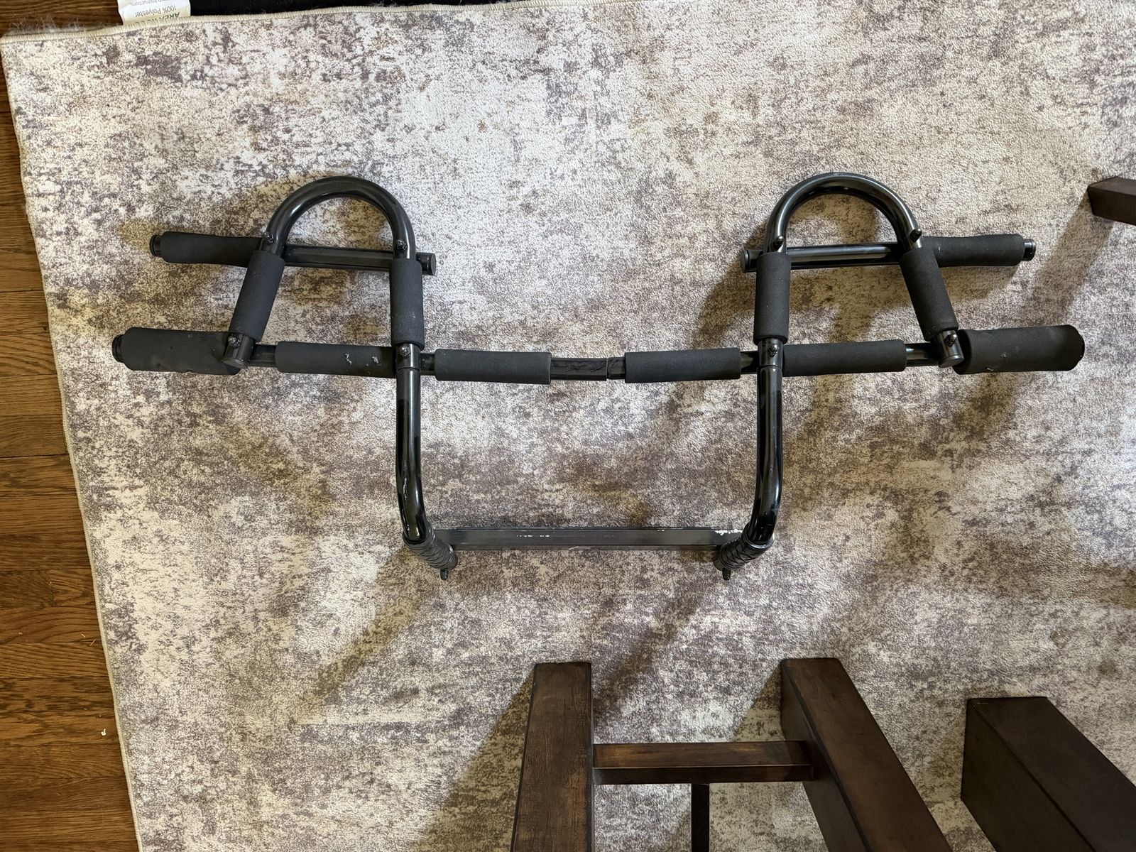 Doorway Pull-Up Bar with Multiple Grip Positions