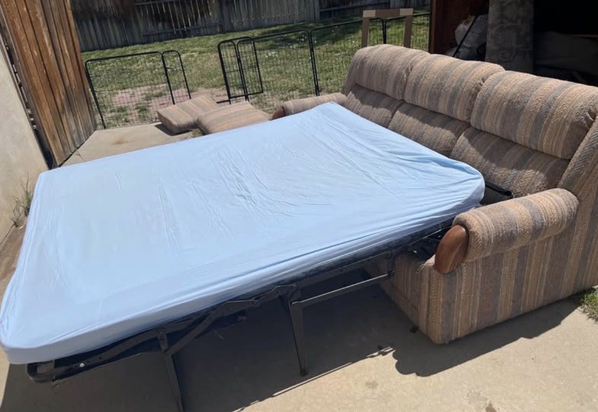 La z boy sofa with pull out bed