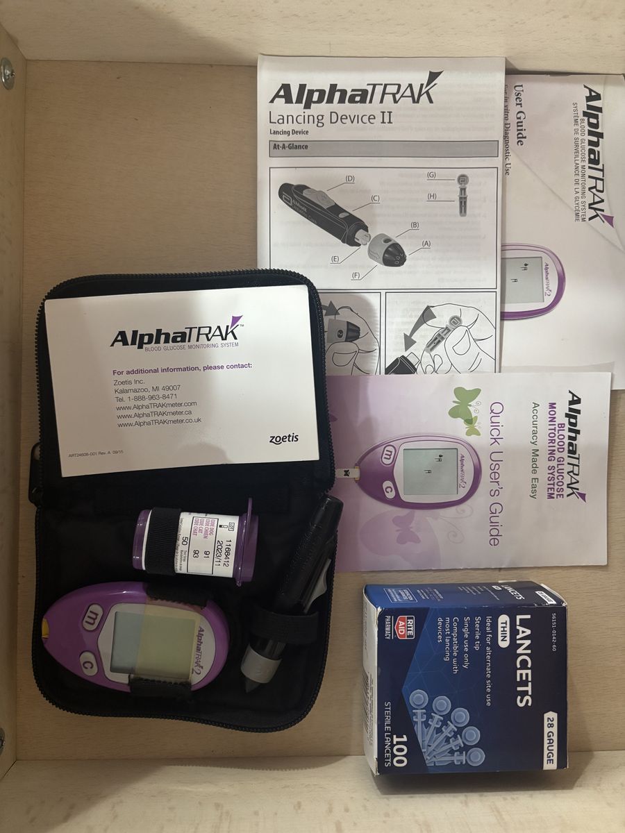 Pet diabetes glucose testing meter FREE