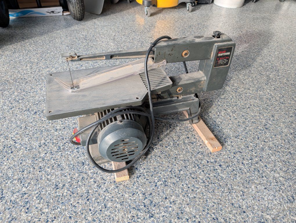 Craftsman 16 Inch Scroll Saw - Direct Drive Cast Iron Base