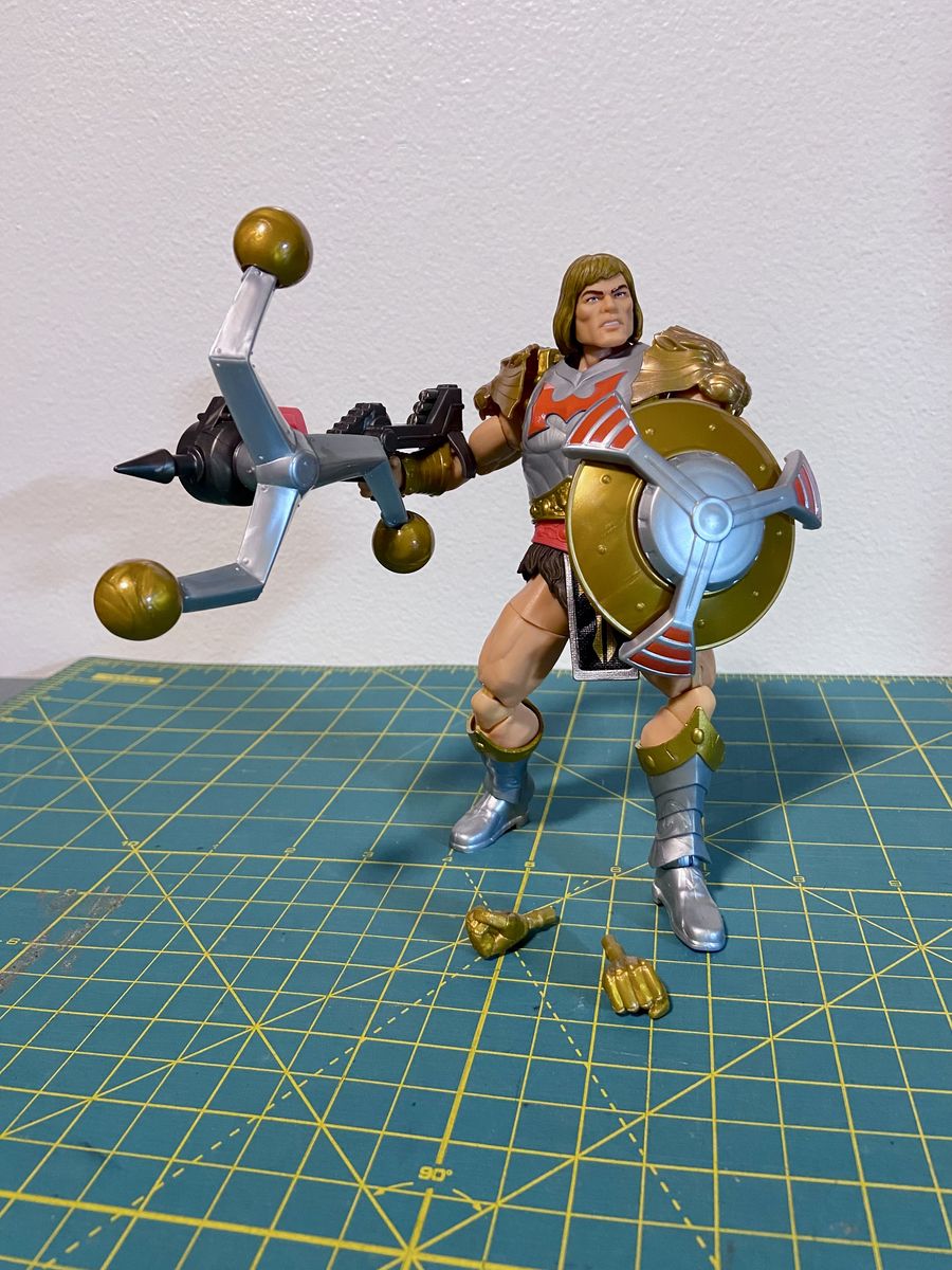 Masters of the Universe Masterverse New Eternia Flying Fists He-Man Action Figure Loose
