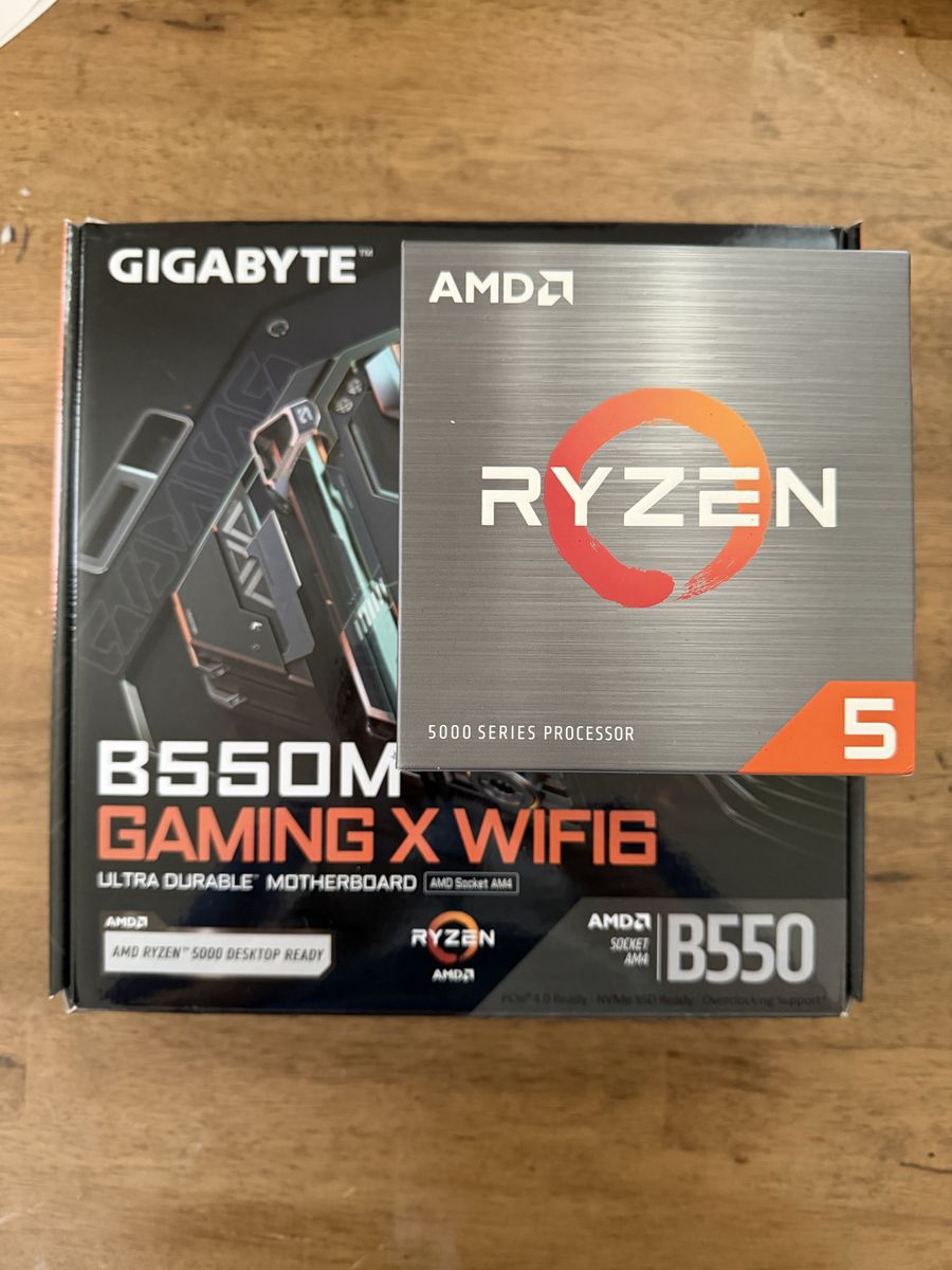 Brand-New AM4 PC Combo (CPU + Motherboard + RAM)