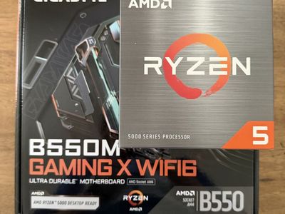 Brand-New AM4 PC Combo (CPU + Motherboard + RAM)