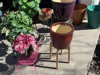 Pots And Plant Stands Galore