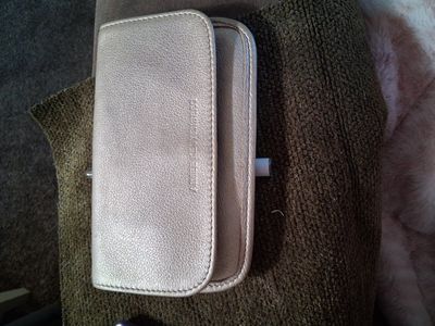 Kimee Kerstenberg gold leather wallet