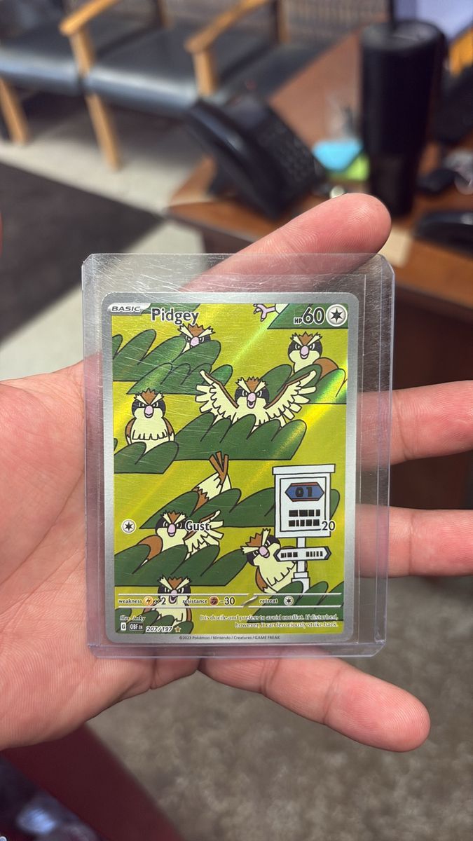 Pidgey Pokemon Basic 60HP Trading Card