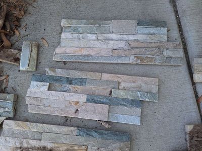 Tile pieces earth tones for art or mixed tile projects