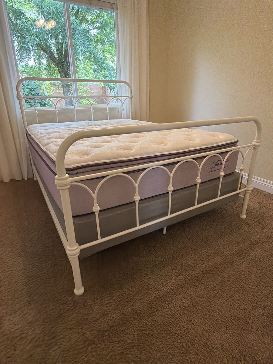 Queen sized bed