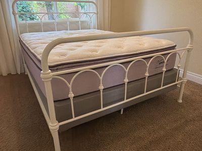 Queen sized bed