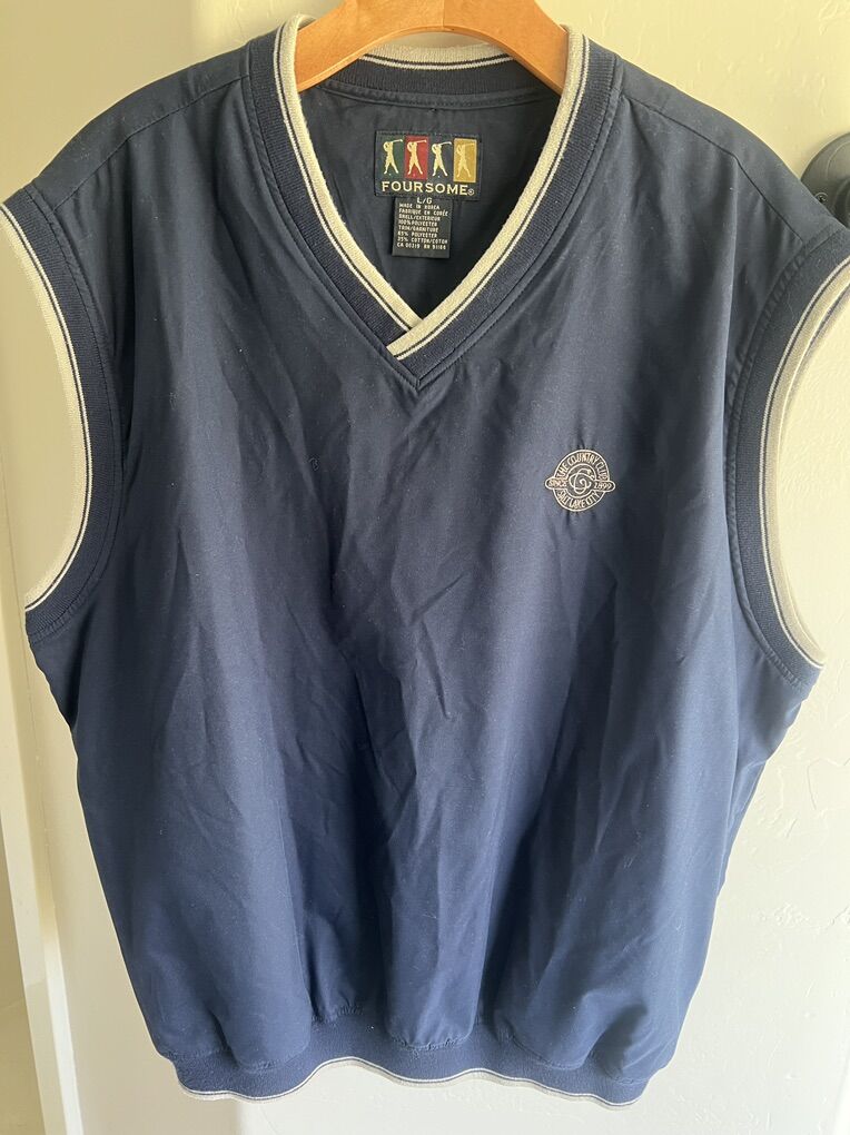 Salt Lake Country Club Vintage Golf Vest Large