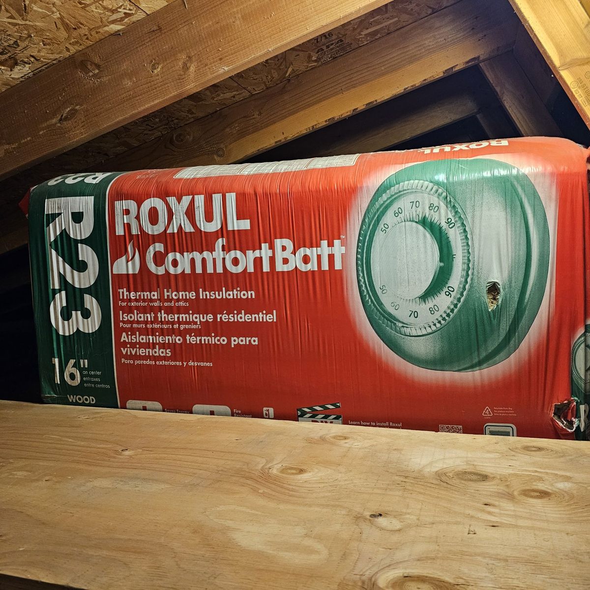 NEW Bags of Rockwool Batt Insulation!