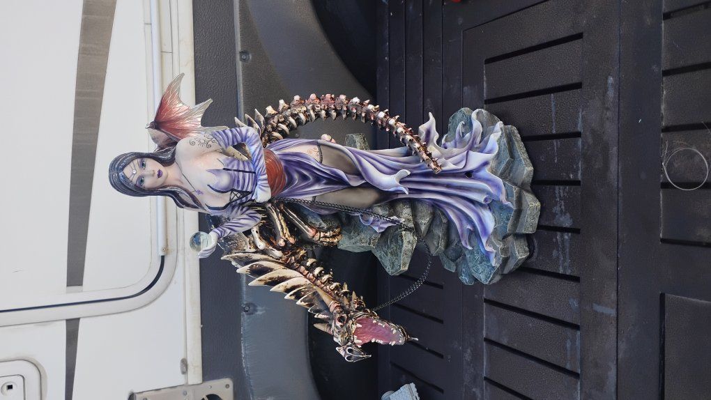 Skeletal Dragon Fairy Statue