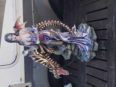 Skeletal Dragon Fairy Statue