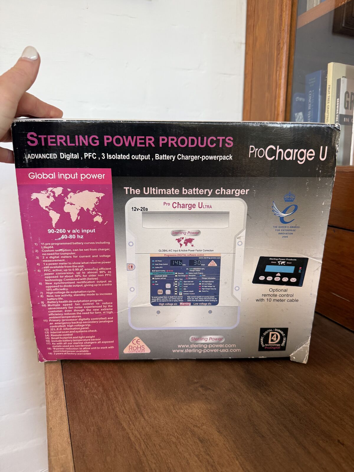 Sterling Power ProCharge Ultra 12V 20A Battery Charger – New in Box