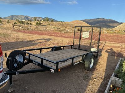 Carry-On 5x10 Utility Trailer with Wood Deck and Ramp Gate located in Marysvale Utah