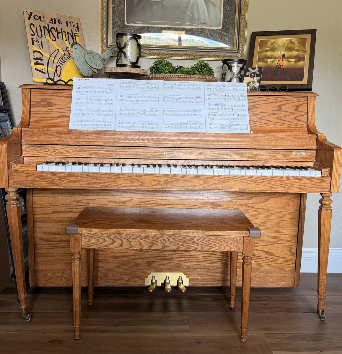 Piano for free! You just have to come and get it. 