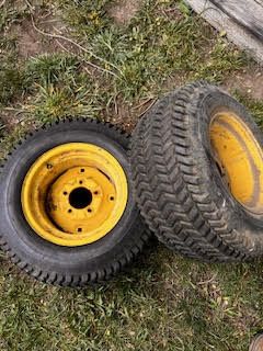 Riding mower rims tires John Deer 110 112 214
