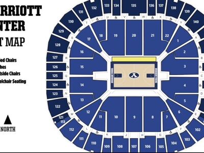 (2)BYU vs Colorado (lower Bowl, Center Court)