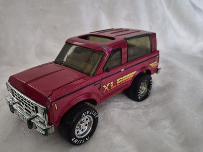 Vintage Nylint Ford Bronco XL5 Toy Truck - Red Diecast Metal .