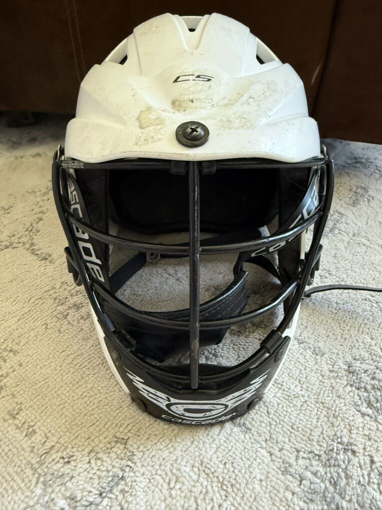 Cascade CS Youth Lacrosse Helmet White