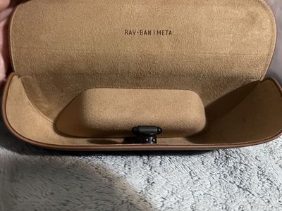 Ray-Ban | Meta Brown Sunglasses Case - Hard Shell with Magnetic Closure