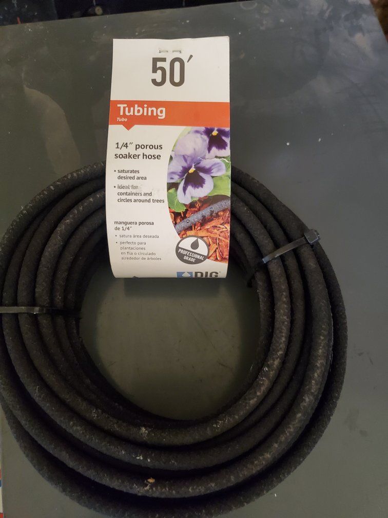 ¼" Soker Tubing, 50-ft