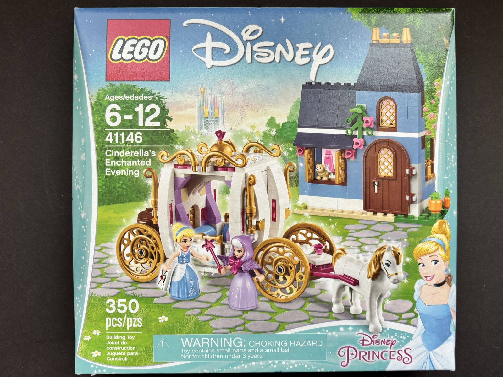 LEGO Disney Cinderella's Enchanted Evening Set 41146 - 350 pcs, Ages 6-12, Building Toy