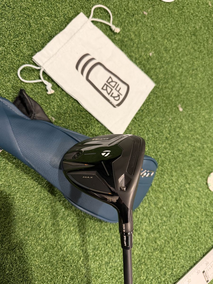 2026 Taylormade Qi4D Max 3 Wood 15* Reax White 75X Extra Stiff