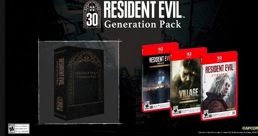 New Unopened Resident Evil Generation Pack for Nintendo Switch 2~ Trades considered~!