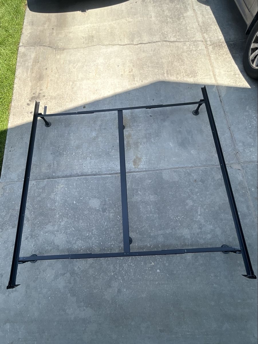 Adjustable Metal Bed Frame for Queen and King Size Beds