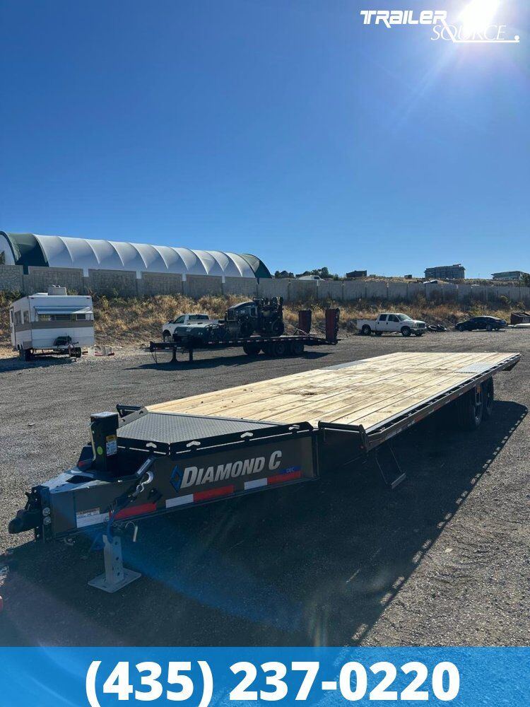 8.5x26 Diamond C DEC 207 Deckover Equipment Trailer - 15.5K GVWR -