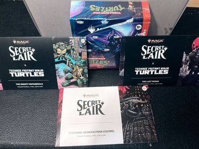 Wizards of the Coast - MTG - TMNT Collector Booster Box and Secret Lair Bundle