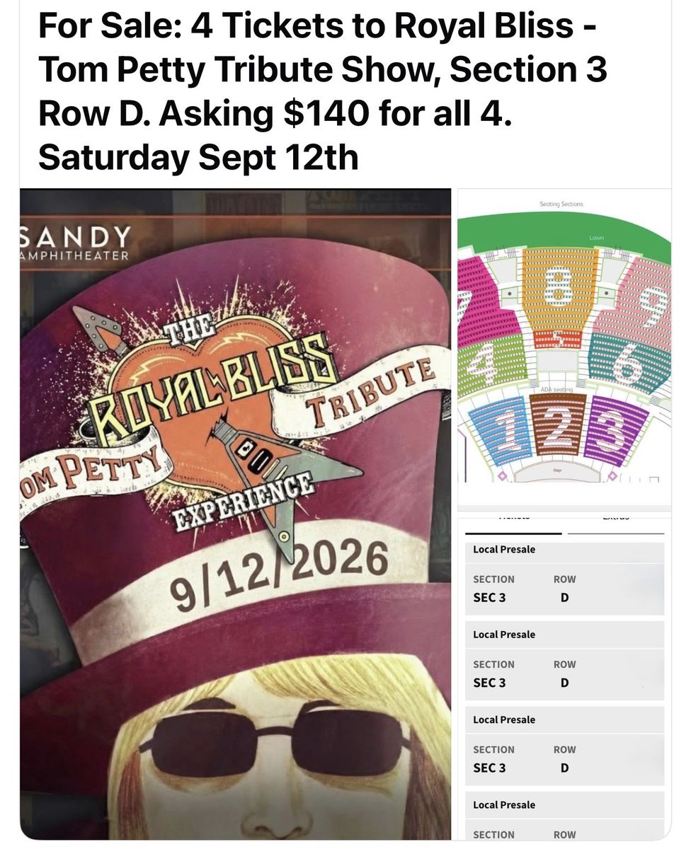 Royal Bliss - Tom Petty Tribute Concert
