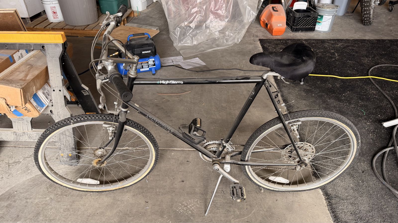 Schwinn High Sierra bike, 59cm chromoly frame (4130)