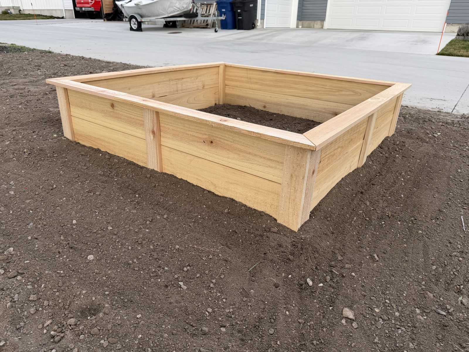 4x4 Raised Cedar Garden Box - Custom Sizes Avail.