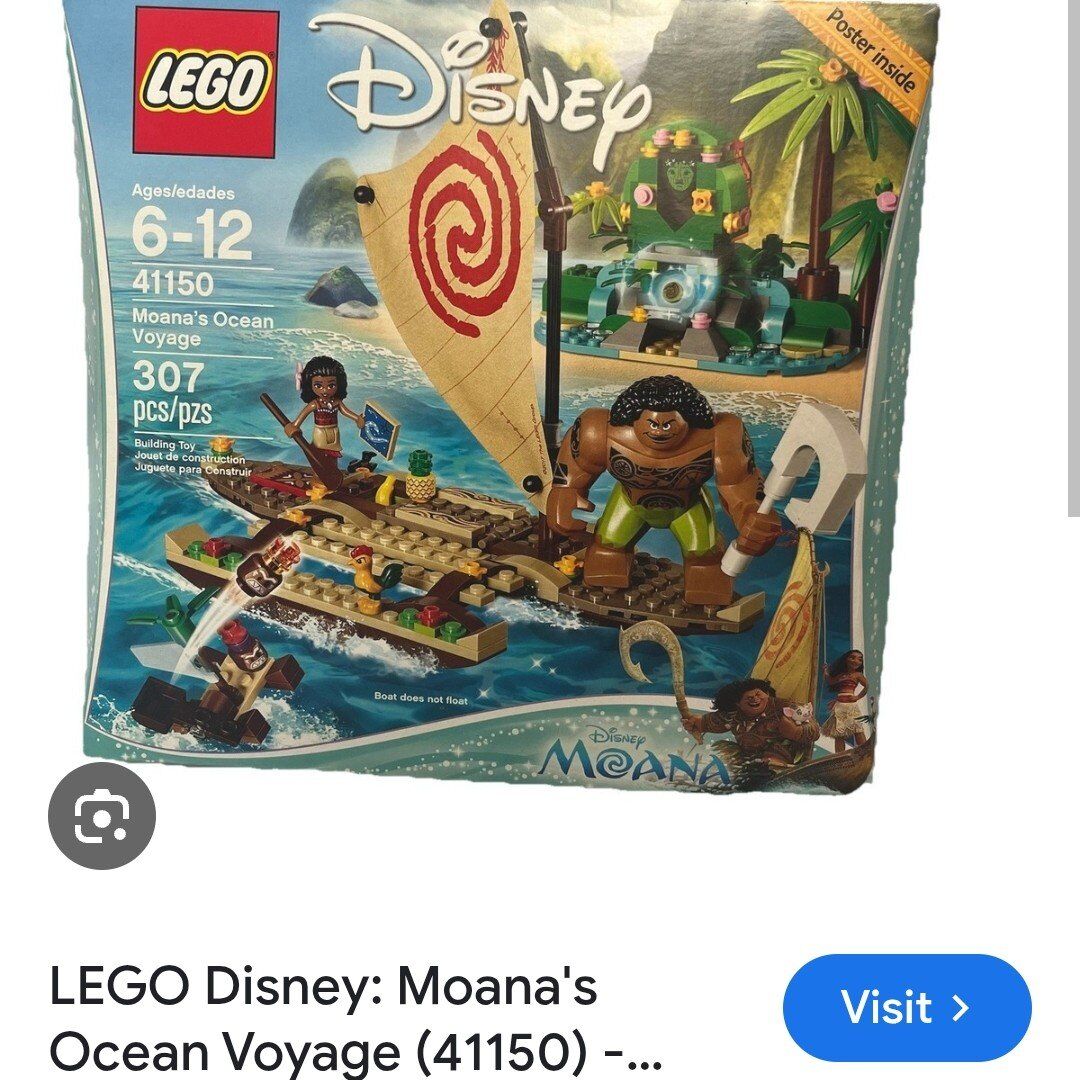 Lego Moana Ocean Voyage #41150