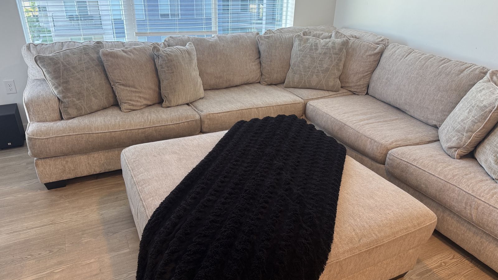 Large Sectional with Ottoman