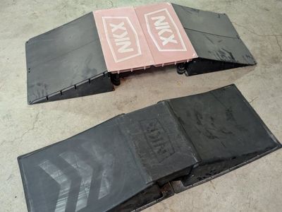2 x Portable Ramp Set for Skateboard Scooter and BMX